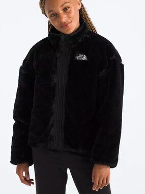 THE NORTH FACE Shasta black teddy coat/reversible/girls M